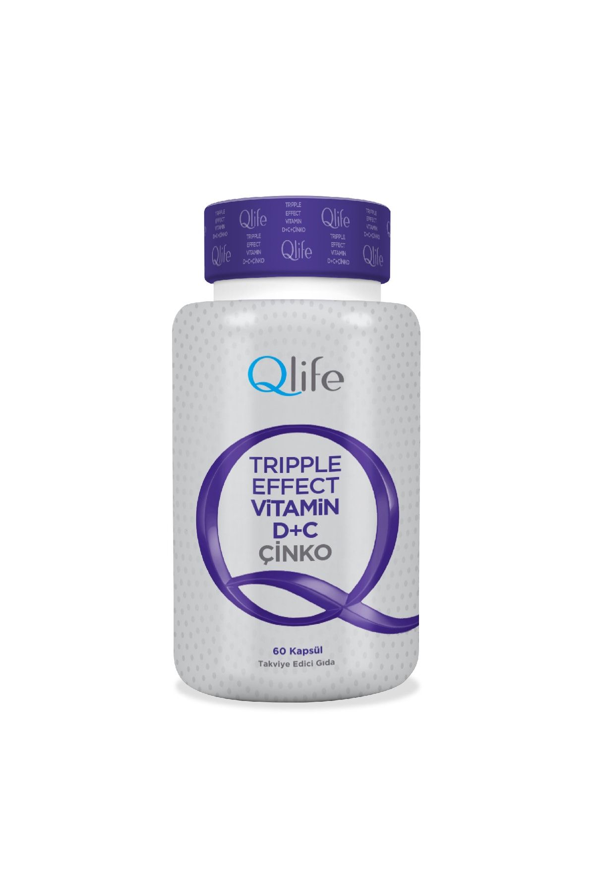 Qlife Qlife Tripple Effect Vitamin C Vitamin D Çinko 60 Kapsül