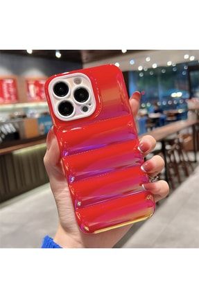 Iphone 12 Pro Max Kılıf Puffer Case Yumuşak Şişme Mont Tasarımlı Puffer Kılıf Kapak Akademi-PufferCase-12promax