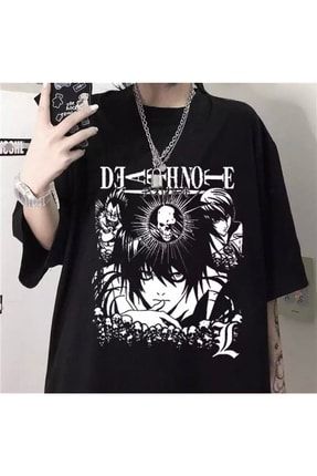 Death Note Siyah Oversize Unisex T-shirt DT6787