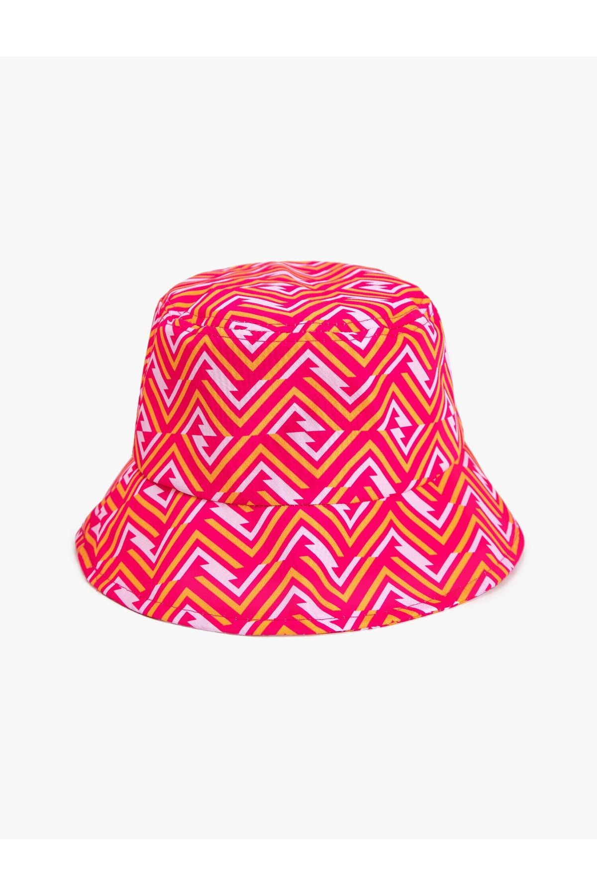کلاه باکت زنانه طرحدار رنگی برند کوتون Koton