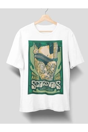 Rock Poster Scorpions Dizayn Tasarım Baskılı Tişört TS0018