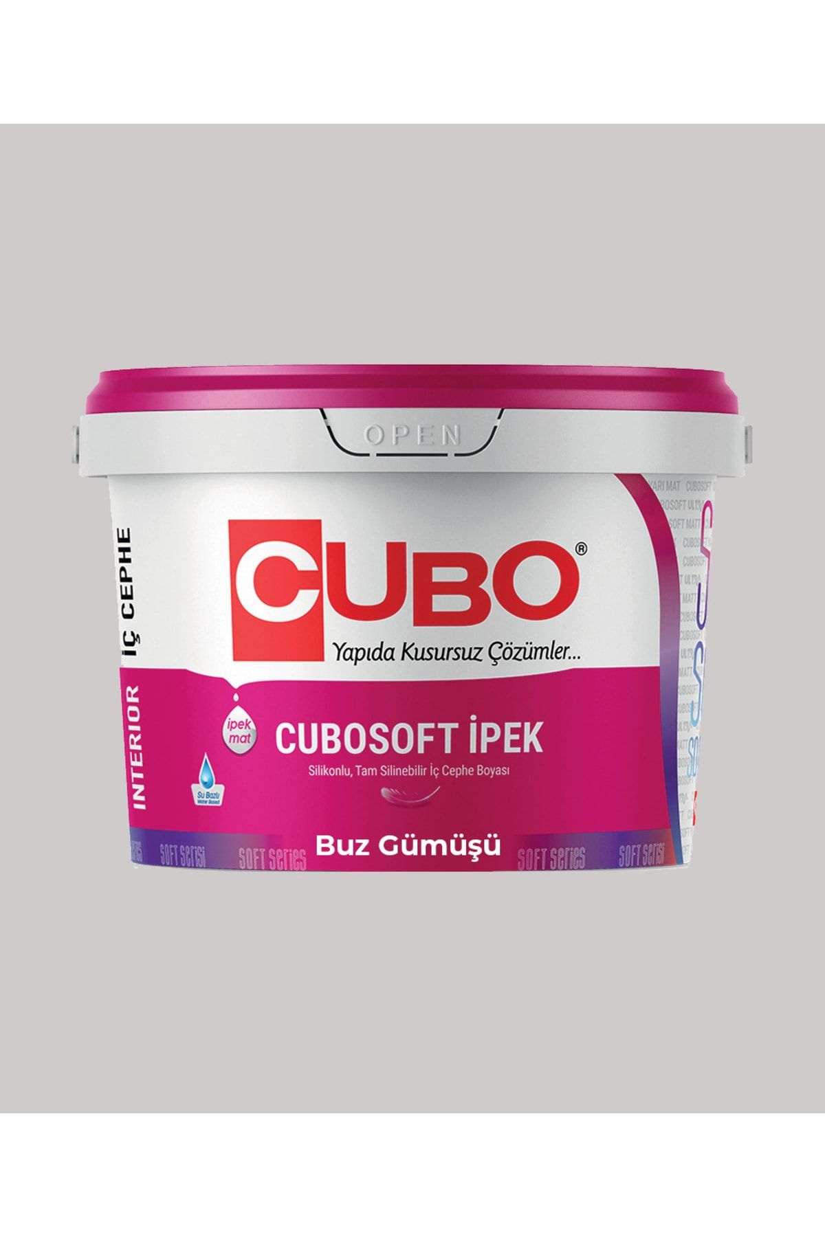 CUBO Soft Ipek Iç Cephe Boyası Buz Gümüşü 2,5 Lt Fiyatı, Yorumları