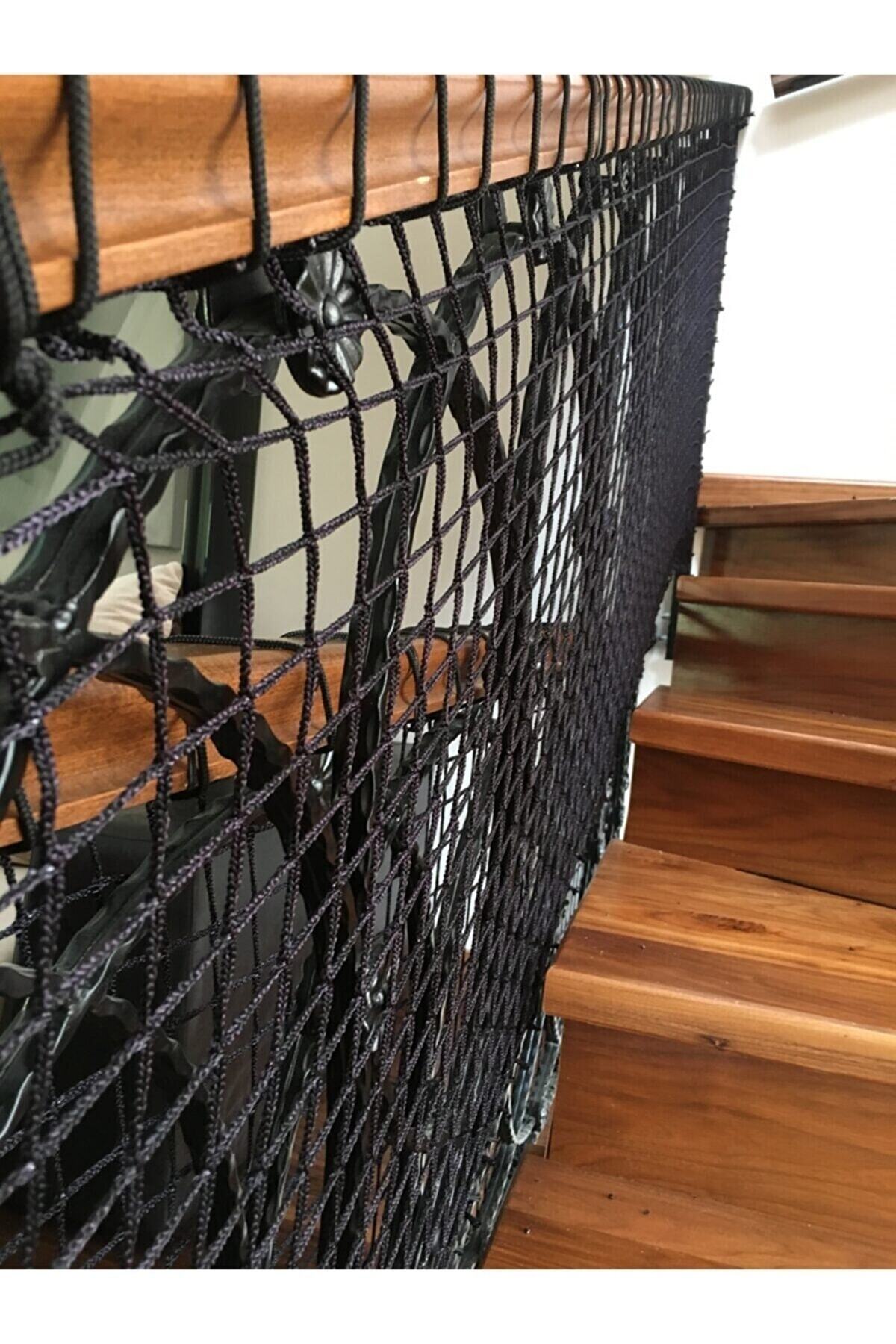 ÖZBEK Merdiven Korkuluk Güvenlik Filesi 80 cm X 1.90 mt Güvenlik Ağı Ös-80-190-s fotoğrafı 2 (önizleme)