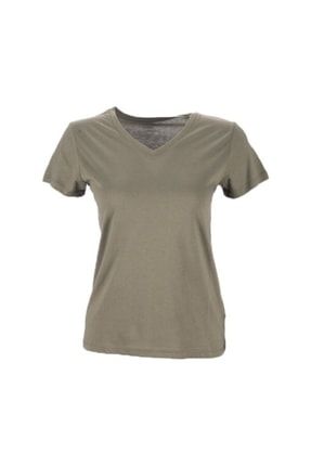Kadın Tişört Basic Modal V Neck 101087064
