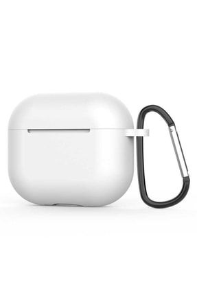 Apple Airpods 3. Nesil Zore Standart Silikon Kılıf-beyaz 21673