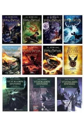 Harry Potter + Yüzüklerin Efendisi Seti 11 Kitap HRTSKFE12