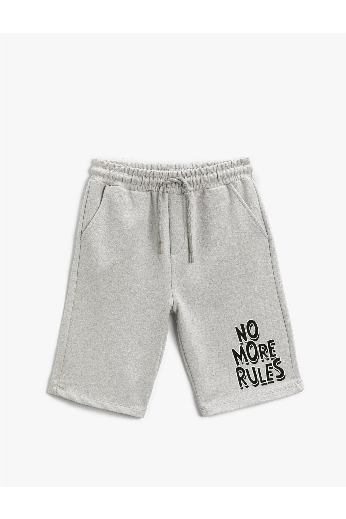 Koton Shorts Grau Mittlerer Bund