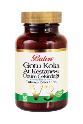 Gotu Kola-at Kestanesi-üzüm Çekirdeği 355 Mg 60 Kapsül balen v3