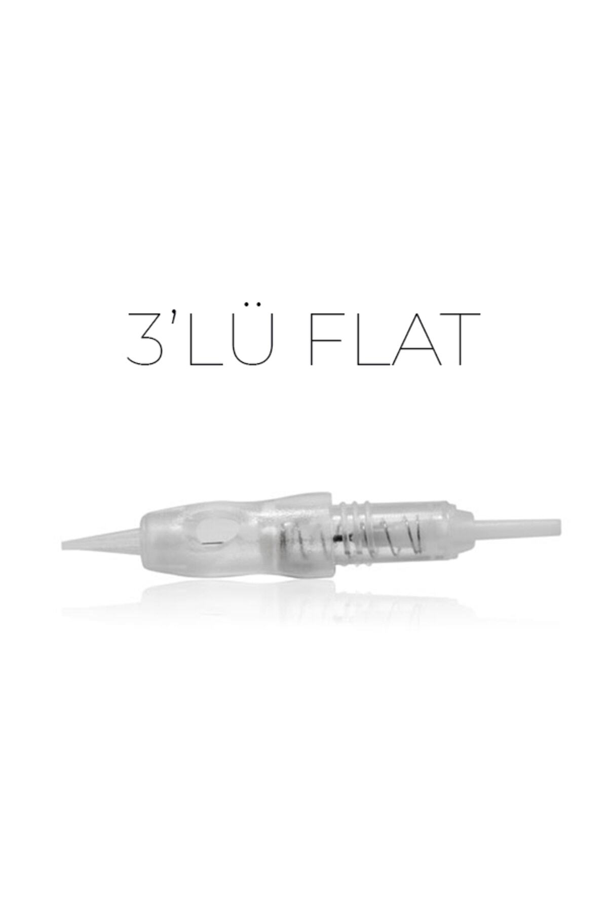 Soketli Kalıcı Makyaj Cihaz Iğnesi 3'lü Flat [high Quality]