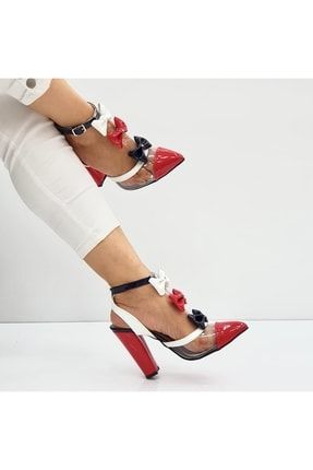 Kadın Papyonlu Topuklu Ayakkabı KPTTA