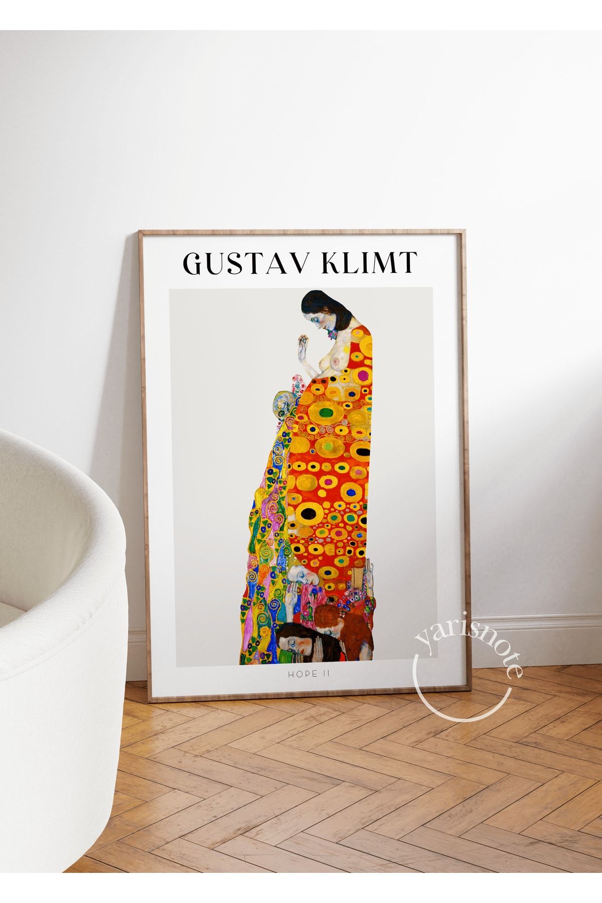 Yaris Note Gustav Klimt Çerçevesiz Poster VB7186