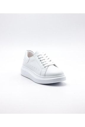 854 Beyaz Renk Kadın Sneaker Ayakkabı BYZ-CPRT-MP