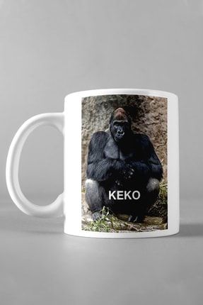 Keko Ve Goril Baskılı Kupa Bardak he-k-907