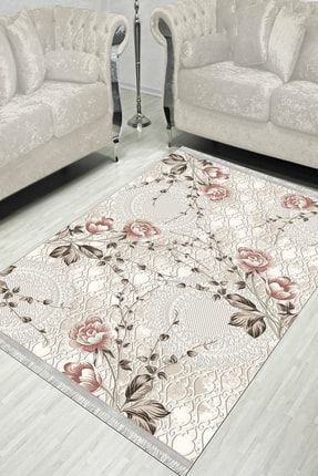 Bambu Kaymaz Tabanlı Modern Yıkanabilir Antibakteriyel Halı Ve Yolluk APREEFLBAMBU2080A
