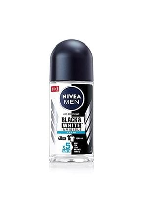 Men Erkek Roll On Deodorant Black&white Invisible Fresh 48 Saat Anti-perspirant Koruma 50ml TAHTAKDN1012071
