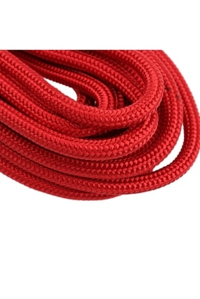 EgeÇelikHalat Kırmızı Renkli İskota Halat İp 10 Mm 10 Metre Yelken Mandar Halatı