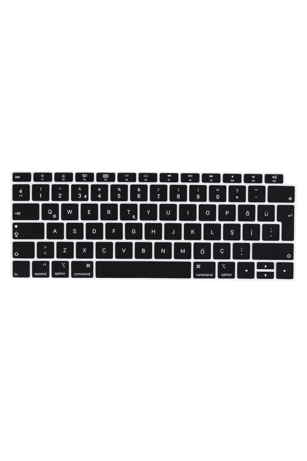 Macbook 13.3' New Pro A1708 Uyumlu Toza, Sıvıya Ve Çizilmelere Karşı Klavye Koruyucu Ped 3