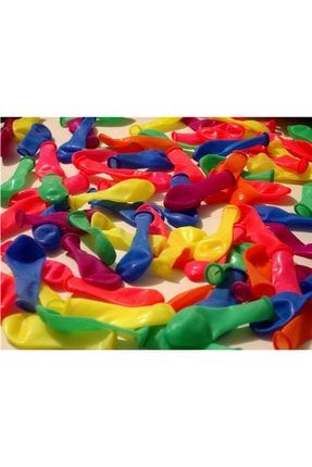 Su Balonu 50 Adet Parti Organizasyon Oyuncak Balon ( Karışık Renkler ) 50adetsubalonu