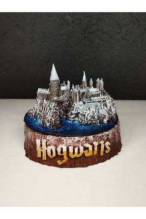 Hogwarts Cadılık Ve Büyücülük Okulu Kış Versiyon - Sırlar Odası Gizli Bölmeli Polyester Obje Biblo Artmosfer-Hogwarts