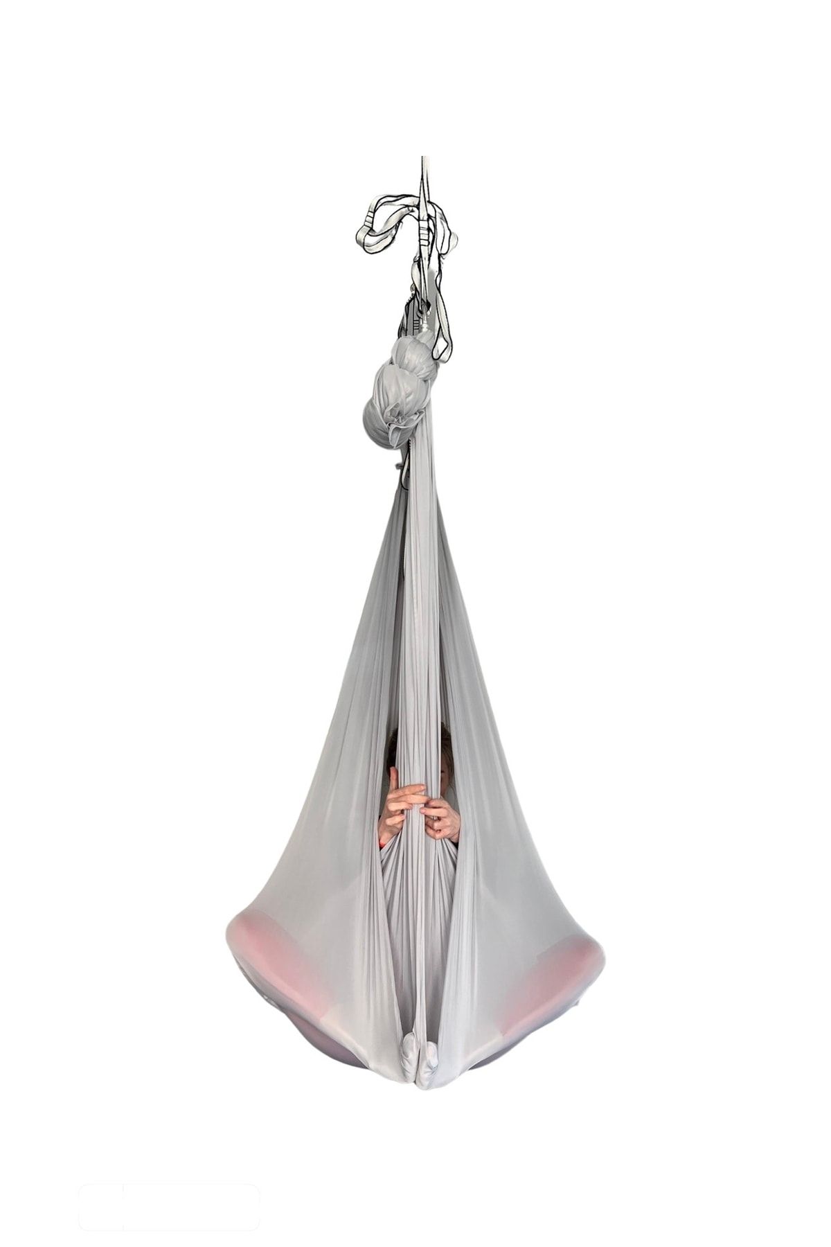 لوازم یوگا خاکستری YOGA 5M X 2.70M 3.50M کشش MelisaYoga