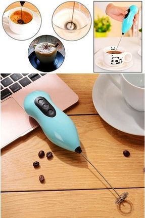 Otomatik Pilli El Mixer Süt Kahve Köpürtücü Karıştırıcı Çırpıcı Mocha Espresso Latte Mikseri P-M541