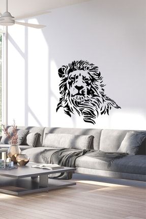 Aslan Sticker, Duvar Çıkartması - Ev Dekorasyonu, Oturma Odası Dekoru, Hayvan Çıkartması STK1232