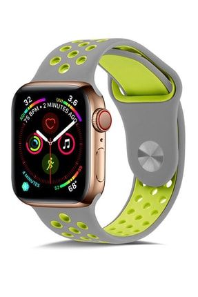 Watch Silikon Delikli Kordon Iwatch Uyumlu Kayış Seri 1 | 2 | 3 | 4 | 5 - 38mm/40mm - Apple Watch Delikli Kordon-849