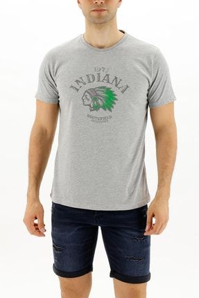 Trow Erkek Kısa Kol T-shirt RFTROW21-GREY