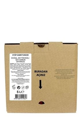 Okyanus Sıvı Sabun Doğal Zeytin Yağlı Bag In Box Endüstriyel 5 Litre ELEKTRONIK-8691685019627