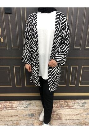 Ikili Zebra Desen Kimono Takım BAYESECE0295