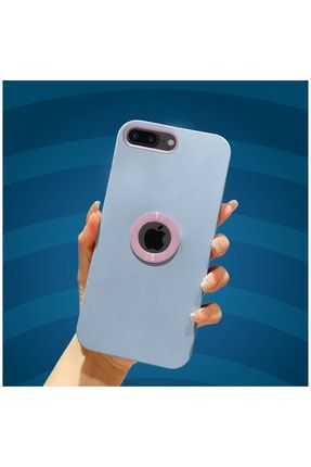 Iphone 8 Plus Uyumlu Kılıf Candy Silikon Kılıf Mavi 3562-m181