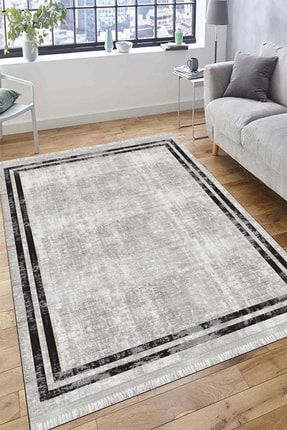 Bambu Kaymaz Tabanlı Modern Yıkanabilir Antibakteriyel Halı Ve Yolluk APREEDKBAMBU5165A