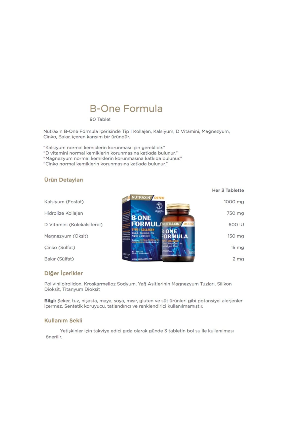 Nutraxin-B-One Formula 90 Tablets + Hya C-Ii Glucosamine Series 90 Tablets 2