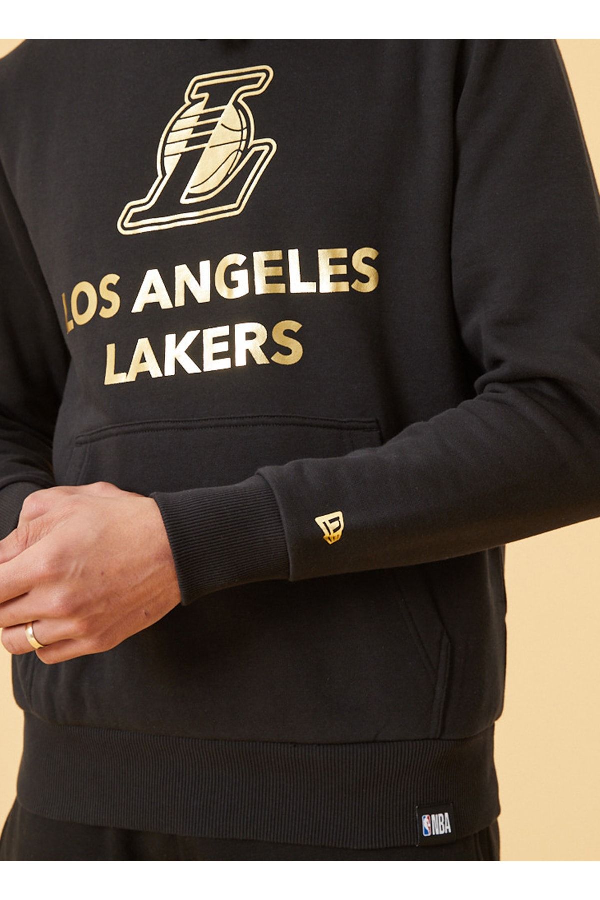 سویشرت مشکی مردانه NBA HDY سیاه پوست NEW ERA