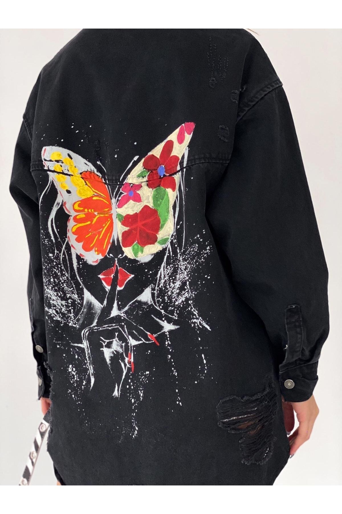Butterfly new arrivals print jacket