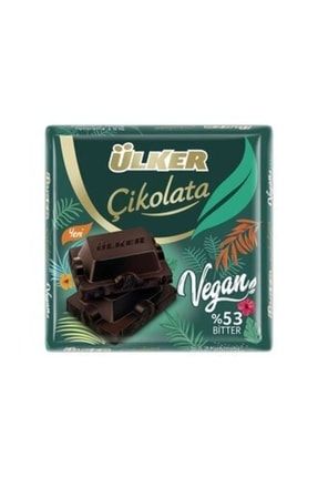 Çikolata Vegan Bitter Kare 60 G 6 * Adet HAMZSÜLKER108