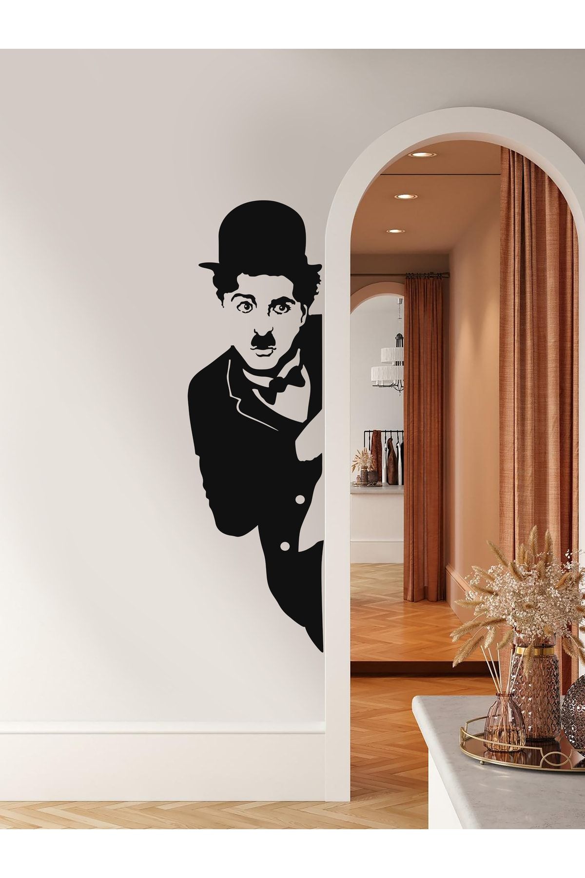 Sticker Sepetim-Autocolant decorativ de perete Charlie Chapline - Decor de perete 4