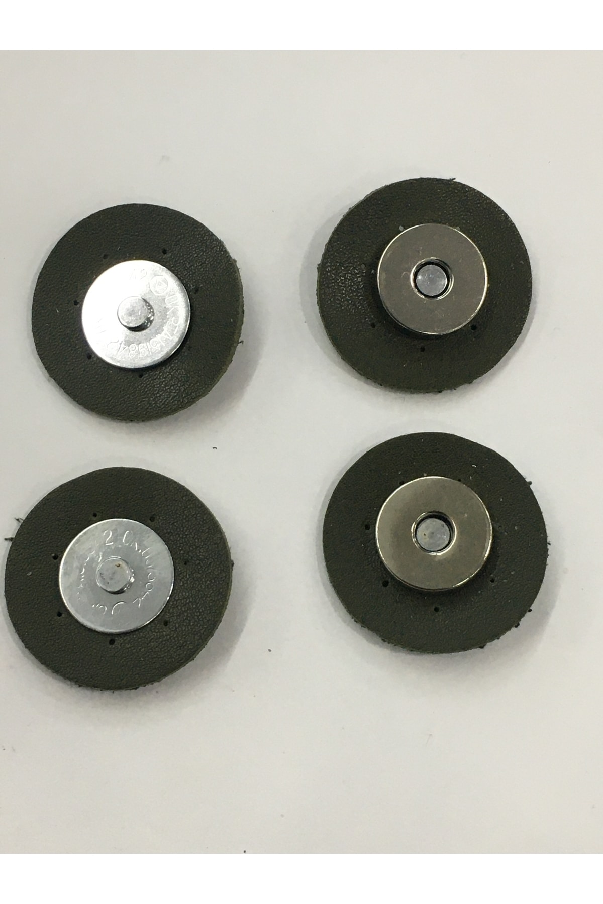 Leather Bag Set of 2 with Snap Magnet