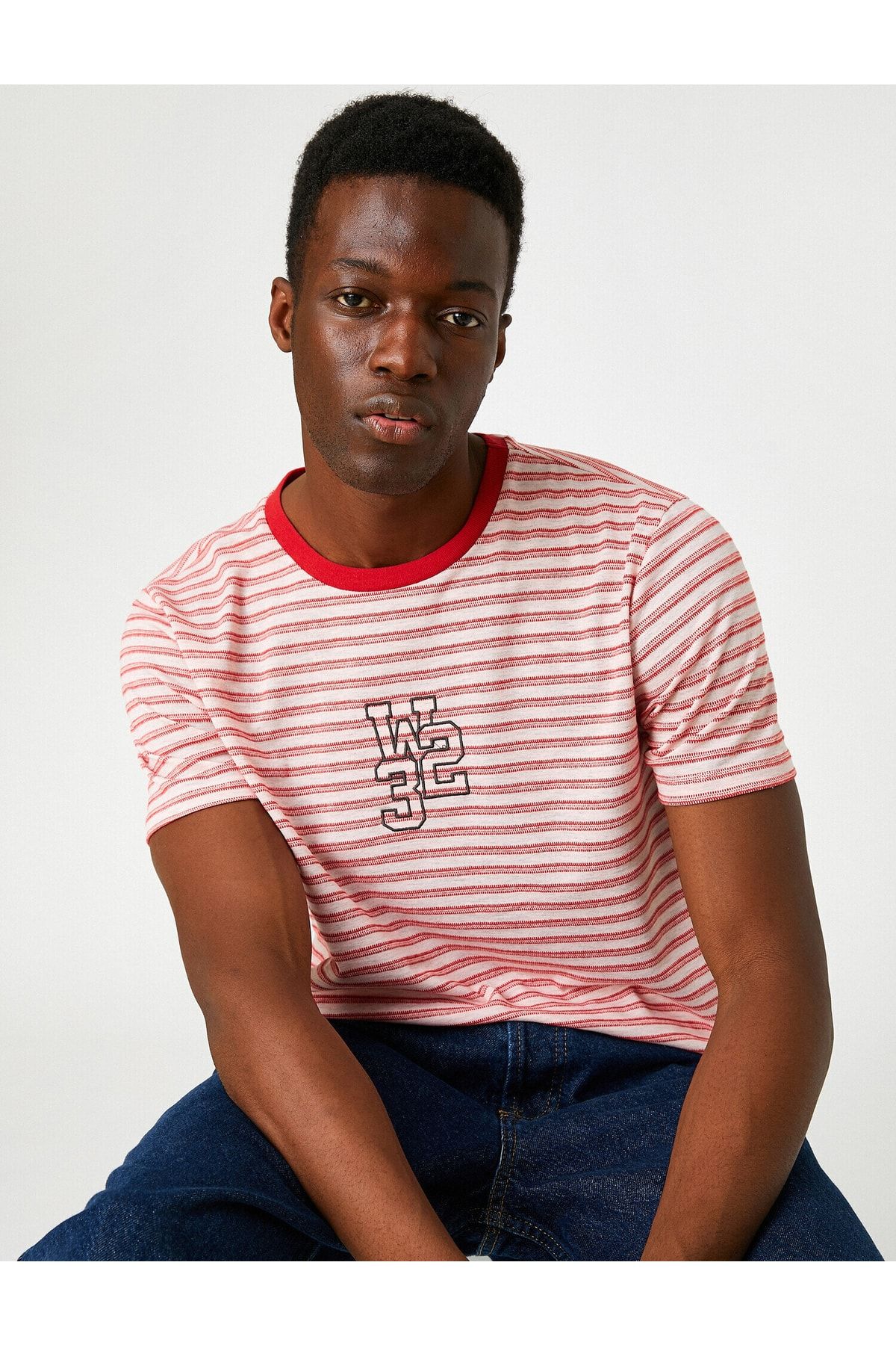 Koton T-Shirt Rot Regular Fit Fast ausverkauft