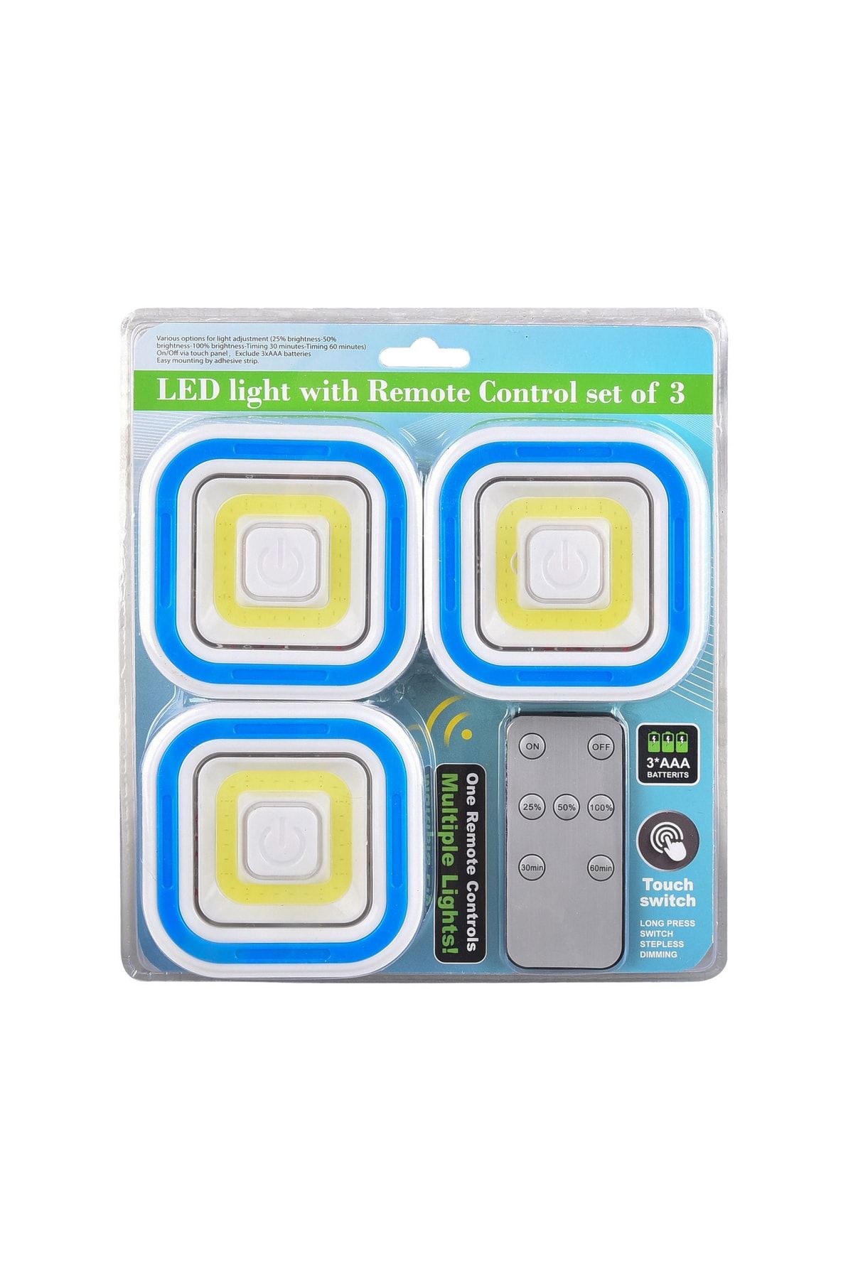 Pamiravm Led Light With Remote Control Set Of 3