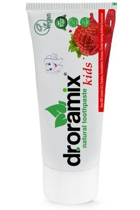 Droramix Doğal Çocuk Diş Macunu Florürsüz 75 Ml X 3 Aile Paketi cauk3