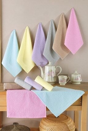 Soft Towel 30 X 30 Cm 10 Adet %100 Pamuk Havlu Seti 111-99-0295