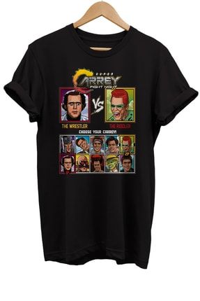 Jim Carrey Film Karakterleri Baskılı %100 Pamuk Oversize T-shirt rm-01y