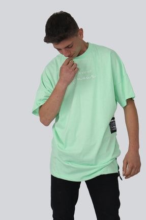 Oversize Nakış Baskılı Yazlık T-shirt 211ovs