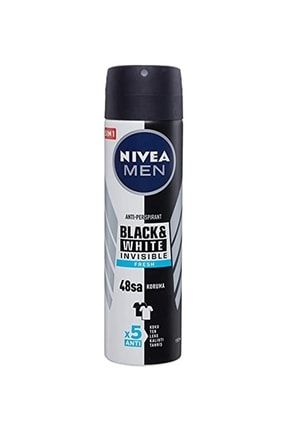 Men Erkek Sprey Deodorant Black&white Invisible Fresh 48 Saat Anti-perspirant Koruma 150ml THTKDNNW1006241