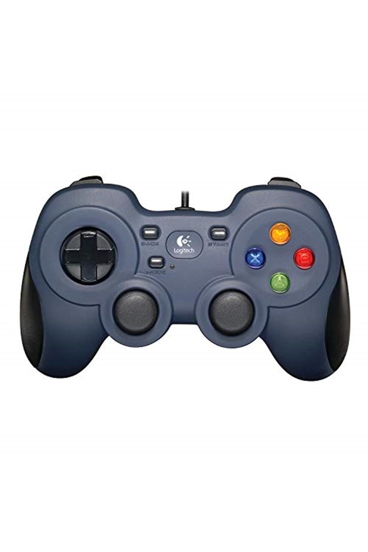 F310 Kablolu Gamepad, Özel 4 Düğmeli Hassas D-pad, 1,8 M Kablo Uzunluğu, Lacivert