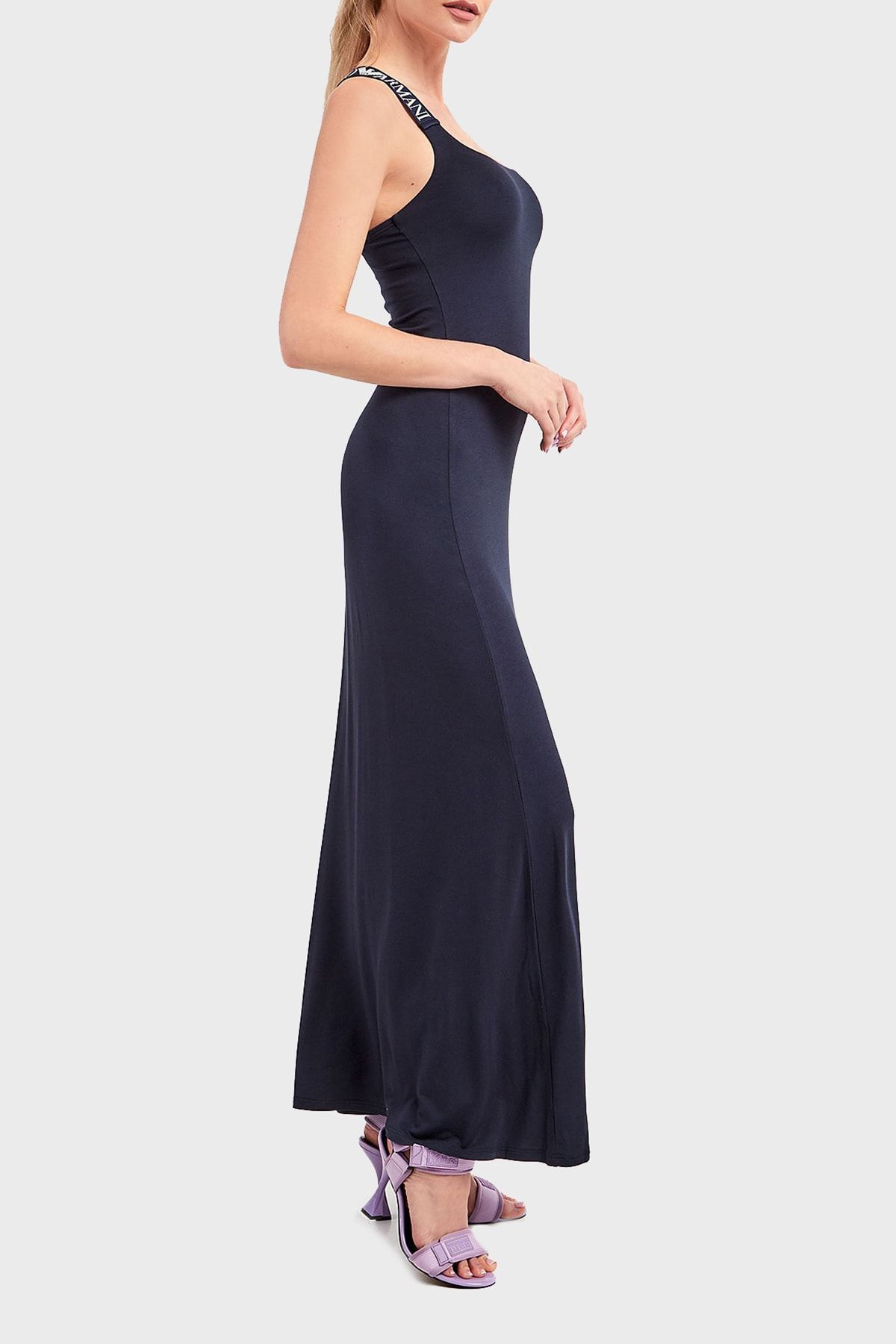 Emporio Armani Logo Back Detailed Maxi Dress Women s Dress 262718 2r314 00135