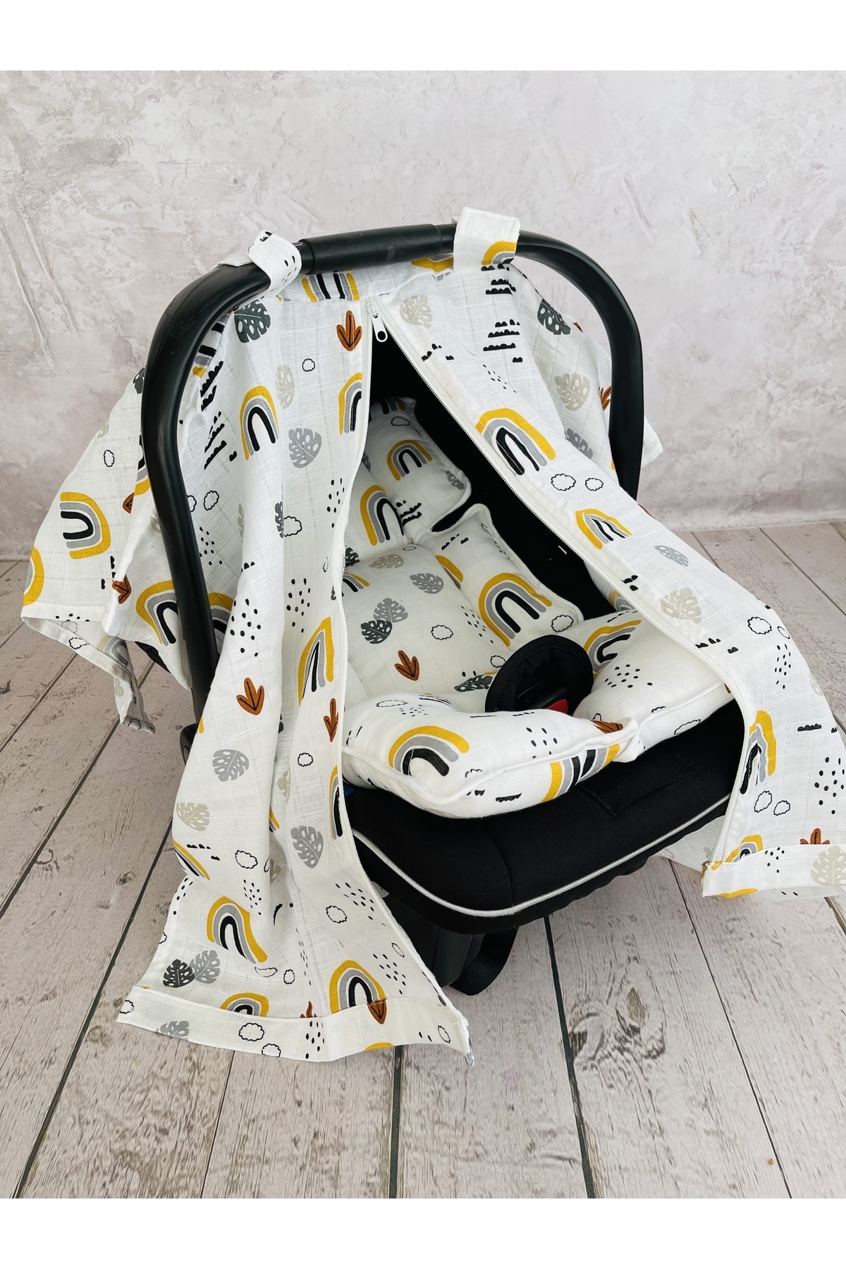 JUNİPERUS Müslin Puset Örtüsü Ve Anakucağı Minderi fotoğrafı 2 (önizleme)