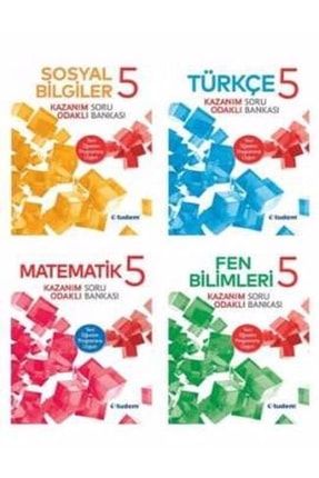 5.sınıf Kazanım Odaklı Matematik Fen Sosyal Türkçe Soru Bankası Seti TYC00442585302