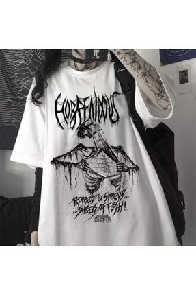 Gothic Ripped To Shreds Beyaz (unisex) T-shirt 444444444